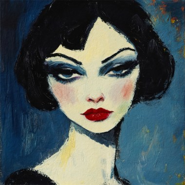 Woman #7 - Kees van Dongen ( inspiratie)